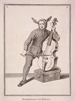 Marcellus Laroon Prints: The Bartholomew fair Musician, Cries of London, (1688?)