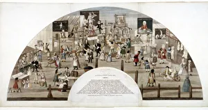 Bartholomew Fair Prints: Bartholomew Fair, West Smithfield, London, c1825