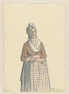 Diary Prints: Bartje the Ventriloquist (Diary, January 22), 1805-1808. Creator: Christiaan Andriessen