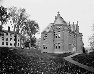 New Hampshire Prints: Bartlett Hall, Dartmouth College, ca 1900. Creator: Unknown