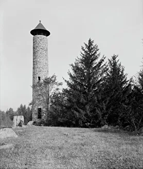 Observation Tower Prints: Bartlett Tower, Dartmouth College, Hanover, N.H. ca 1900. Creator: Unknown