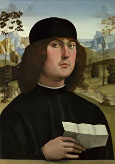 Bartolomeo Bianchini, c. 1490. Artist: Francia, Francesco (1450-1517) Bartolomeo Bianchini, c. 1490. Artist: Francia, Francesco (1450-1517)