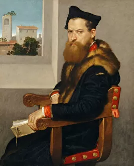 Old Master Collection: Bartolomeo Bonghi (died 1584), shortly after 1553. Creator: Giovanni Battista Moroni