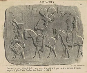 Gingerbread Prints: Bas-relief en pain d'épices... 19th century. Creator: Honore Daumier