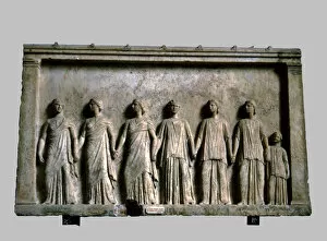 Images Dated 2nd February 2015: Bas-relief with the Graces, the Nymphs and the City