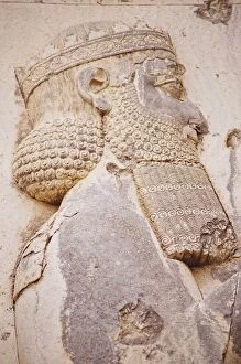 Assyrian Art Gallery: Bas-relief of King Darius I (Detail)