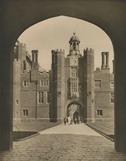 Base Court, the First Quadrangle of Wolseys Palace, c1935. Creator: Donald McLeish Base Court, the First Quadrangle of Wolseys Palace, c1935. Creator: Donald McLeish
