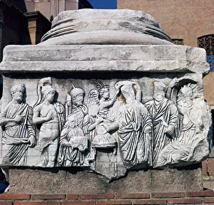 Diocletian Prints: Detail of the base of the Decennial monument, 4th century