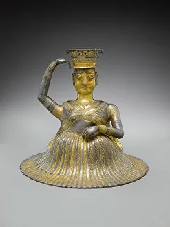 Mould Prints: Base for a Water Pipe (huqqa) in the Form of a Dancer (image 2 of 3)