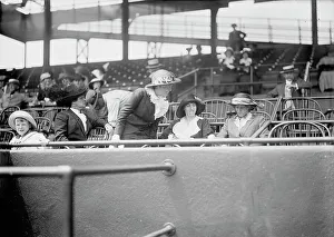 Baseball Match Prints: Baseball, Amateur And College - Watching Game Between Metropolitan And Chevy Chase Clubs