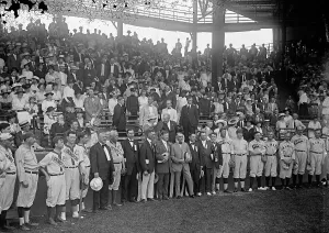 Fans Prints: Baseball, Congressional - Teams And Crowd: Byrnes