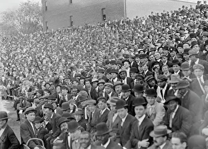 Baseball, Professional - Bleachers, 1910. Creator: Harris & Ewing. Baseball, Professional - Bleachers, 1910. Creator: Harris & Ewing