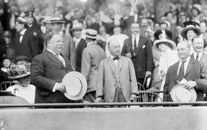 Vice President Prints: Baseball, Professional - Lt To Rt: Taft; Sec
