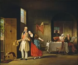 Afternoon Tea Gallery: The Bashful Cousin, c. 1841-1842. Creator: Francis William Edmonds