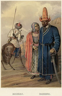 Blade Collection: Bashkirs, 1862. Creator: Zakharov
