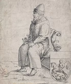 Augustin Hirschvogel Gallery: Basil (Basilius), Grand Duke of Russia, 1547. Creator: Augustin Hirschvogel
