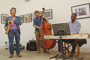 Basil Gallery: Basil Hodge, Ed Jones and Riaan Vosloo, Clock Tower Cafe, Croydon, London, 2015. Artist
