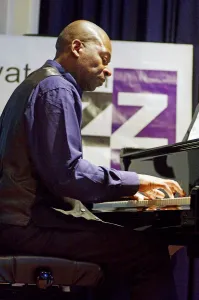 Basil Hodge, Watermill Jazz Club, Dorking, Surrey, 2015. Artist: Brian O Connor