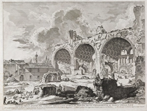 Etching And Engraving Prints: The Basilica of Constantine, 1757. Creator: Giovanni Battista Piranesi