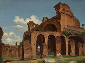 Basilica Of Maxentius And Constantine Gallery: The Basilica of Constantine, Rome, 1830. Creator: Michael Neher