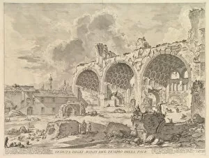 The Basilica of Constantine (Veduta degli avanzi della Casa aurea di Nerone, detti vol
