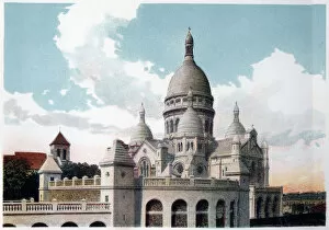 Basilica of the Sacre Coeur, Paris, c1900