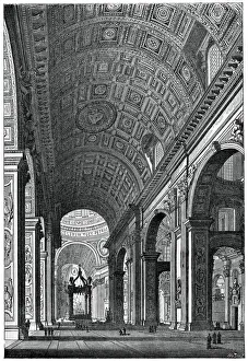 Basilica of St Peters, Rome, (1870)