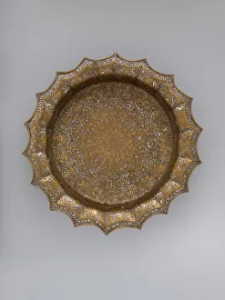 Basin with Figural Imagery, probably Iran, early 14th century. Creator: Unknown Basin with Figural Imagery, probably Iran, early 14th century. Creator: Unknown