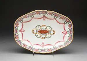 Sevres Prints: Basin (Jatte ovale de pot al eau), Sevres, 1763