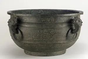Basin (jian) with narrative scenes, Middle Eastern Zhou dynasty, ca. 5th century BCE
