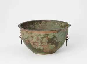 Basin with painted decoration, Han dynasty, 206 BCE-220 CE. Creator: Unknown Basin with painted decoration, Han dynasty, 206 BCE-220 CE. Creator: Unknown