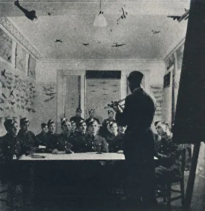 Enlistment Prints: The basis of training: aircraft identification, 1941. Artist: Cecil Beaton