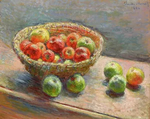 At The Table Prints: The basket of apples, 1880. Creator: Monet, Claude (1840-1926)