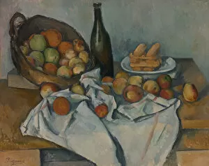 Paul C And Xe9 Collection: The Basket of Apples, c. 1893. Creator: Paul Cezanne