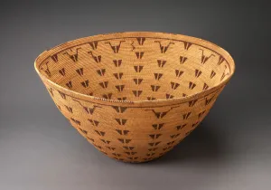 Basketry Prints: Basket, c. 1900. Creator: Unknown