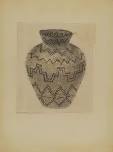 Basket, c. 1935. Creator: Michael Trekur