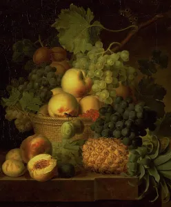 Neoclassical Prints: Basket of Fruit, 1801. Creator: Jan Frans van Dael