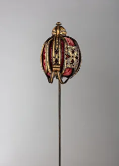 Basket-Hilted Sword, Scottish, 1730-50. Creator: Unknown