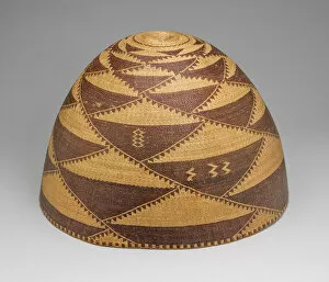 Triangles Collection: Basket, Late 19th century. Creator: Unknown