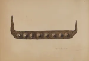 Basket Maker Gallery: Basket Makers Splint Gauge, 1939. Creator: Clarence Secor