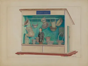 Basket Maker Gallery: Basket Makers Store, c. 1936. Creator: John Fisk