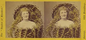 Mischief Prints: The Basket of Mischief. 1872. Creator: Napoleon Sarony
