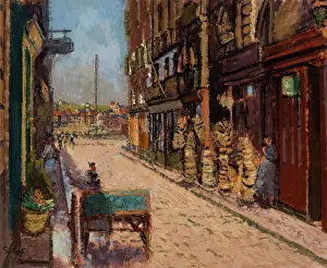 Store Prints: The Basket Shop, Rue St Jean, Dieppe, c1911-1912. Creator: Walter Richard Sickert
