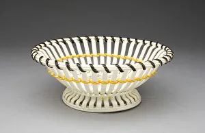 Basket, Staffordshire, 1780 / 90. Creator: E. Mayer Pottery