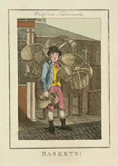 William Marshall Gallery: Baskets!, Cries of London, 1804