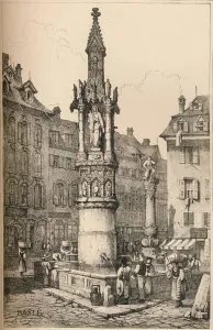 Basle, c1830 (1915). Artist: Samuel Prout