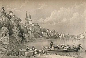 Basle Gallery: Basle, c1830 (1915). Artist: Samuel Prout