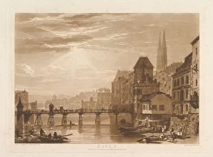 Basle (Liber Studiorum, part I, plate 5), June 11, 1807. Creator: JMW Turner