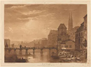 Etching And Mezzotint Prints: Basle, published 1807. Creator: JMW Turner