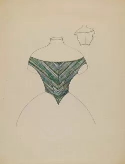 Underwear Collection: Basque, c. 1936. Creator: Gladys Cook